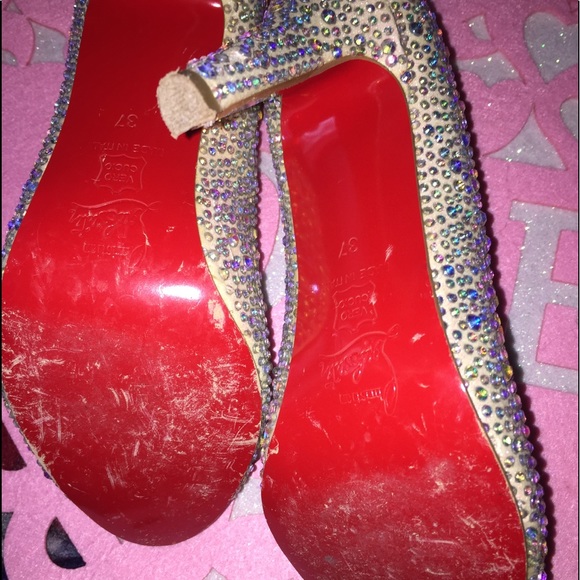 Beautiful wedding classy bling pumps - Picture 7 of 11